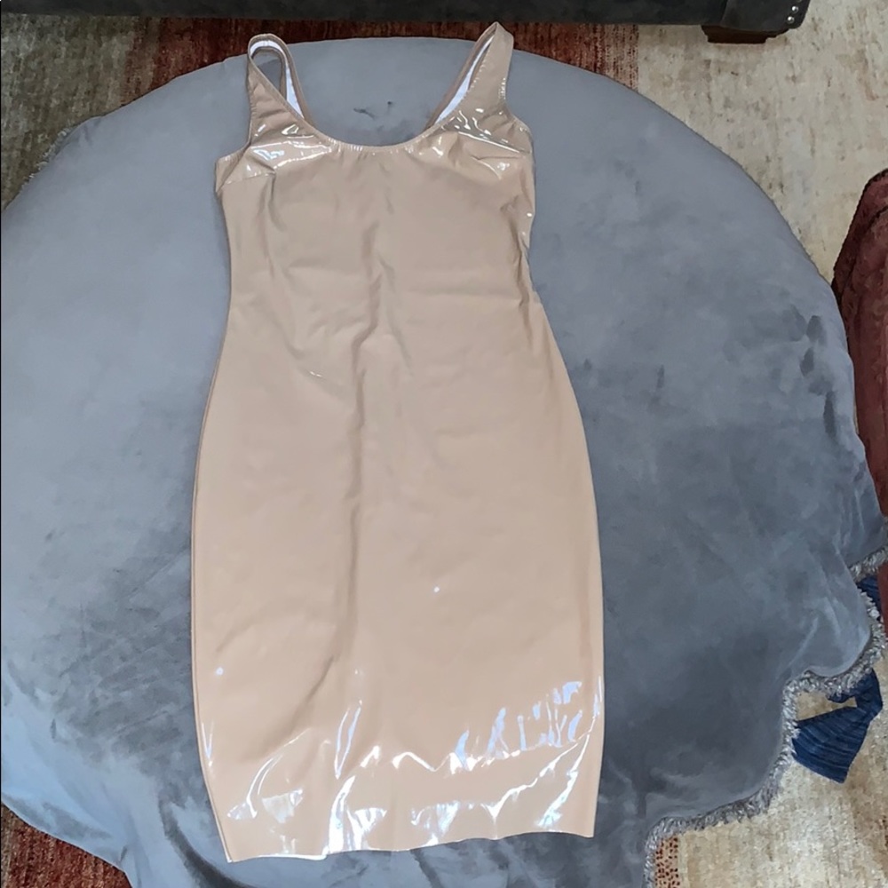 Fashion Nova latex dress